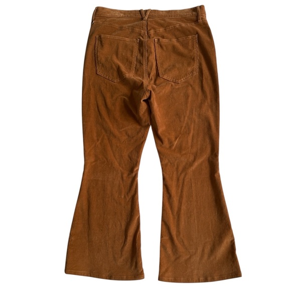 Veronica Beard Sheridan Bell Bottom High Rise Corduroy Pants in Camel Sz 32 - Picture 10 of 14